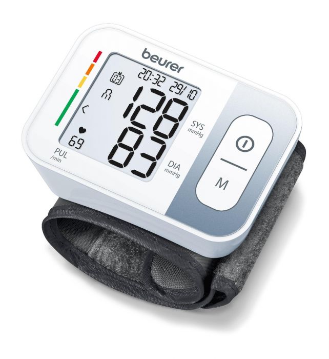 Wrist store bp monitor